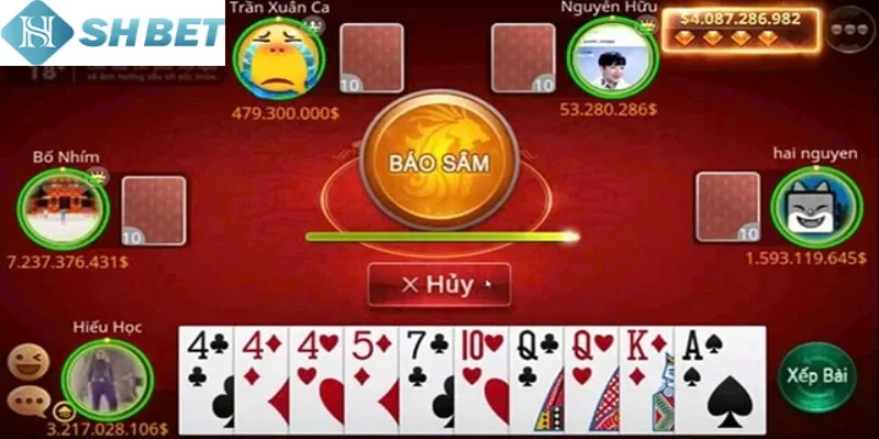 Chơi đánh bài sâm lốc cực vui tại sân chơi Shbet