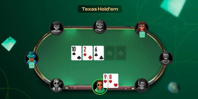 Quy tắc xếp bài và thứ tự trong poker Texas Hold’em
